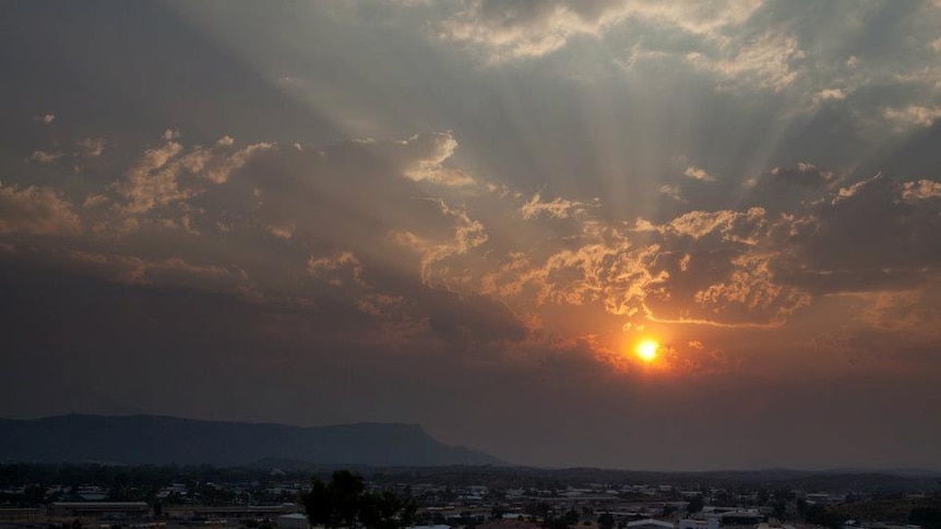 Rain has brought some relief to firefighters in Central Australia.