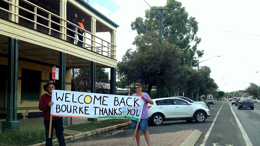 Welcome to Bourke; thanks for your help