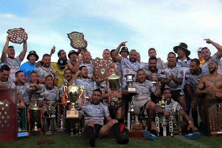 Redfern All Blacks mens team in 2015