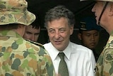 Thrilled: Senator Hill has praised the work of Australian troops in Aceh.