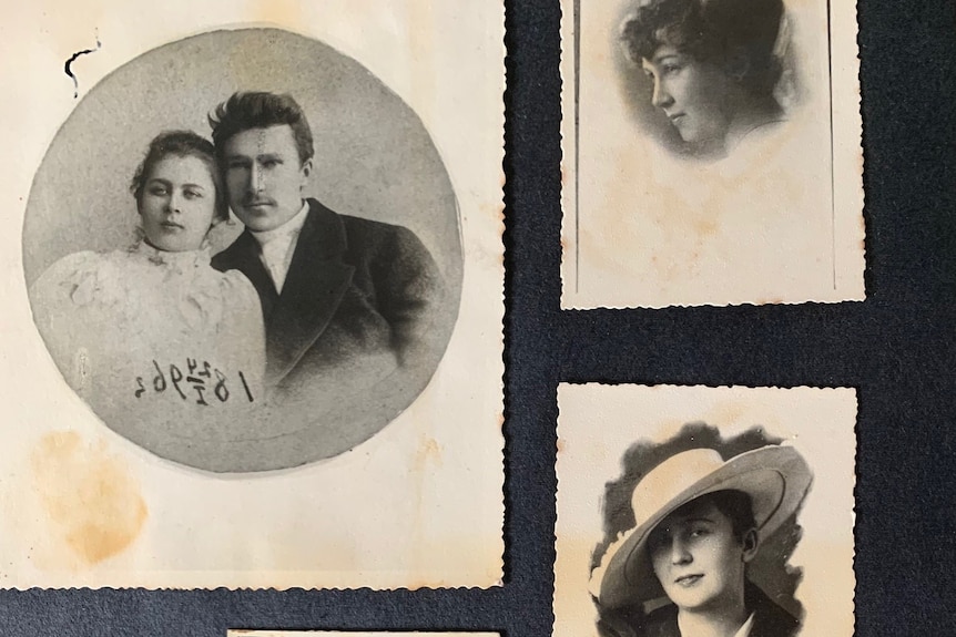 family photos of the Sukhov family