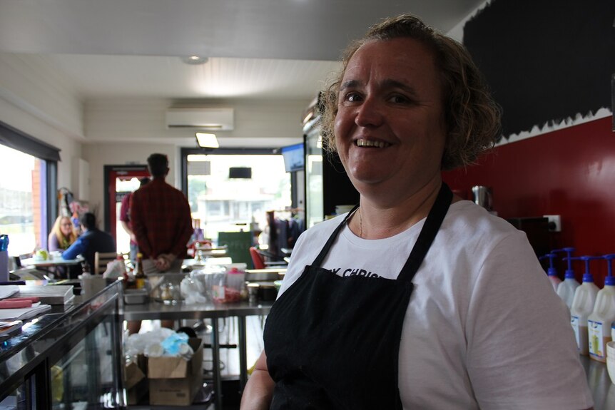 Skipton cafe owner Kym Haley is making the most of the renewable boom.