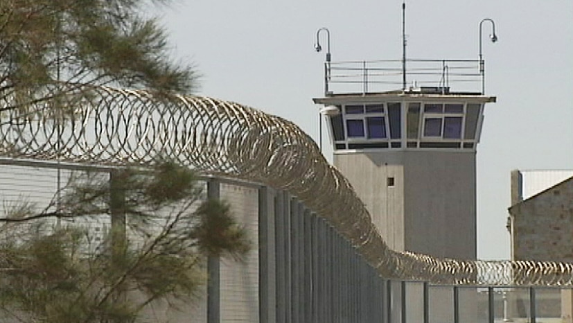 Wire fencing around Yatala Labour Prison.