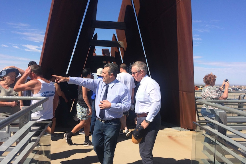 Attendees at the 2016 Broken Hill Miners Memorial Day service.