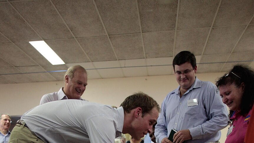 Prince William visits Cardwell