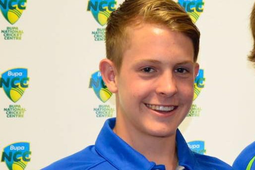 Teen cricketer Joshua Hoffman