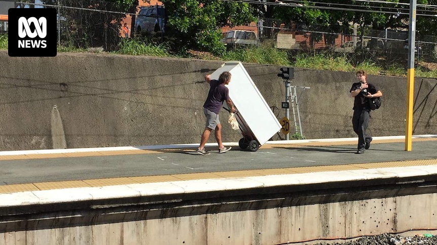 Brisbane man fined $250 for trying to move fridge on train