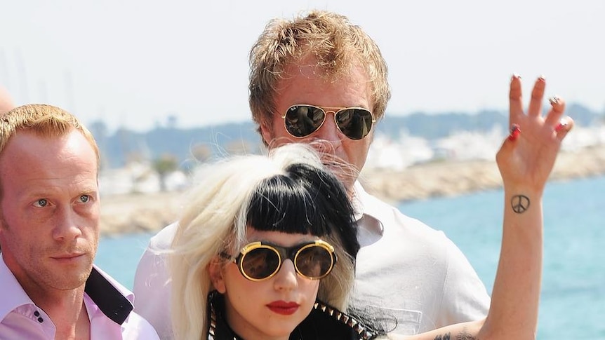 Gaga, pictured at Cannes last week, moved up four positions from last year to claim the top spot.