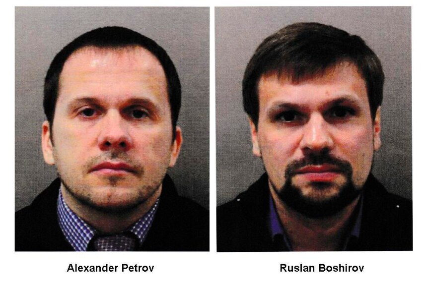 Passport-style photos of two men.
