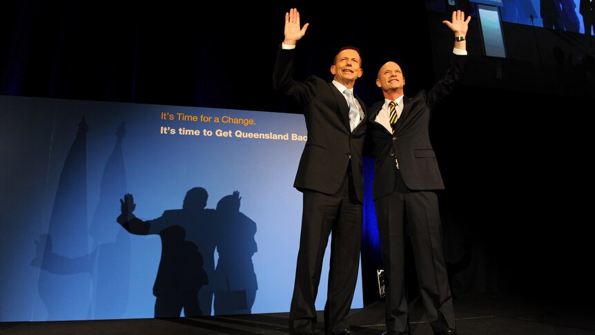 Campbell Newman is reminding Australian voters what Liberals do when they're in government (AAP)