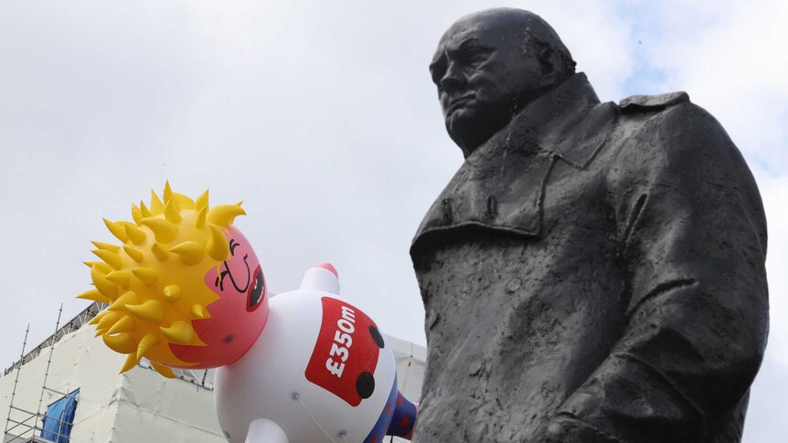 Boris Blimp and Churchill