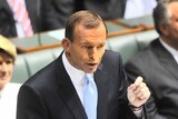 Abbott gives budget reply speech
