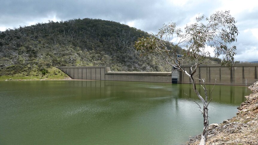 Tantangara Dam is the source of the water for the Snowy Hydro 2.0 project.