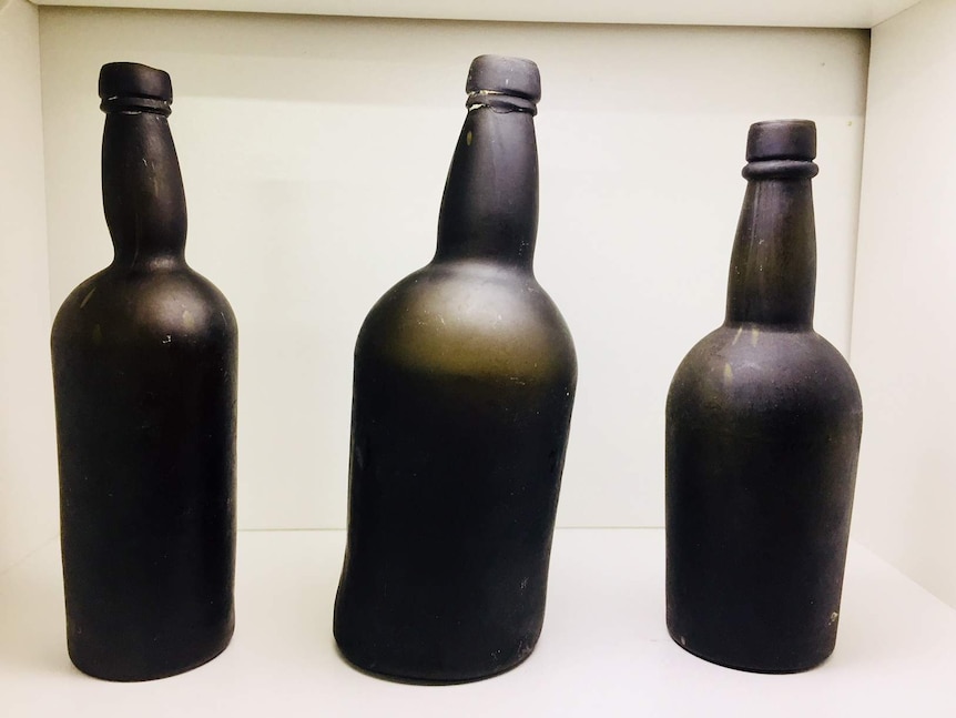 Some bottles found date as far back as the 1800s.