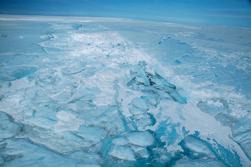 Glacial lake in Greenland