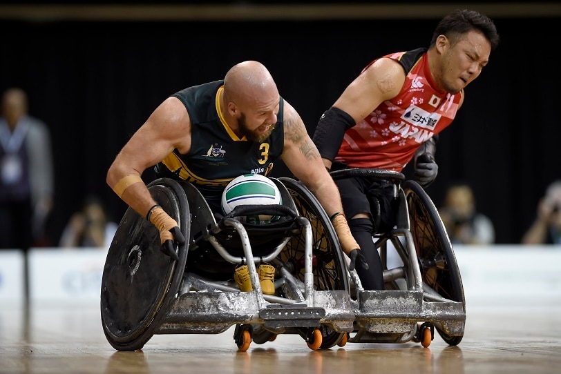 Ryley Batt in action for Australia