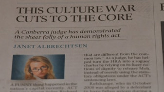 Photo of Janet Albrechtsen's column (ABC: Wolf Cocklin)