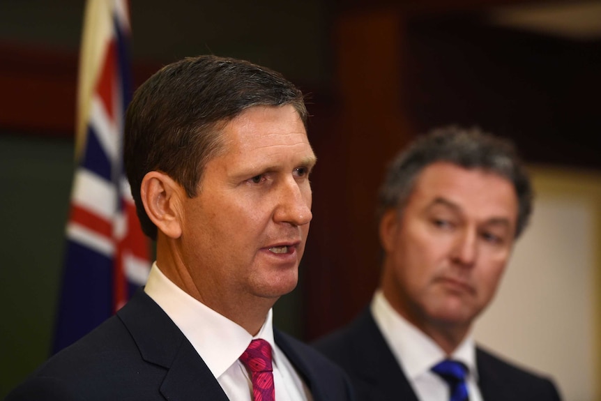 Lawrence Springborg and his new deputy John-Paul Langbroek