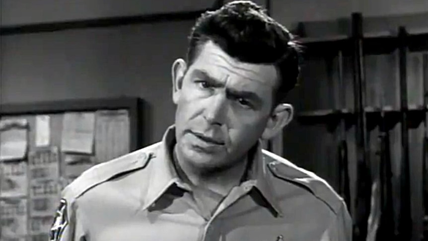 Andy Griffith stars in a scene from the Andy Griffiths Show.