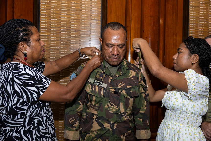 Colonel Boniface Aruma appointed the deputy commander of the 3rd Brigade - Australian Army earlier this year.