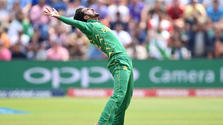 Hasan Ali has impressed with the ball for Pakistan during the Champions Trophy.