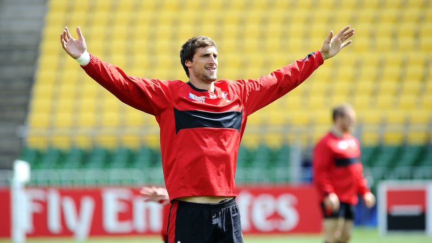 It'll come good ... Welsh lock Luke Charteris is confident he will play against France. (file photo)