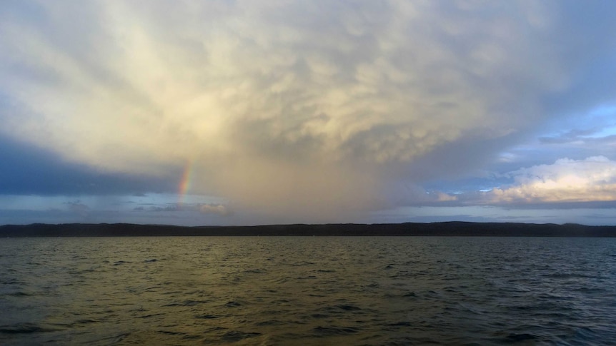 The coast of Stradbroke Island