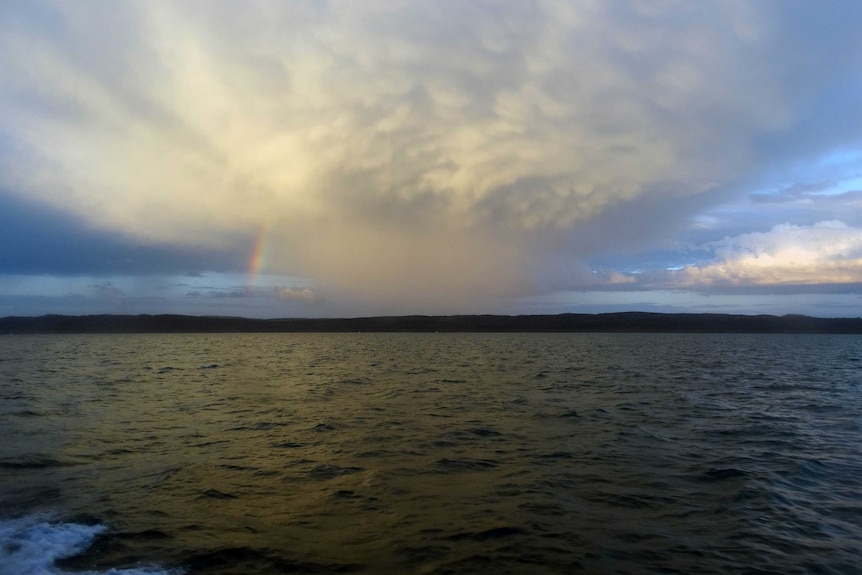 The coast of Stradbroke Island