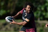 Maroons' Sam Thaiday during training at Coolum on July 11, 2013.