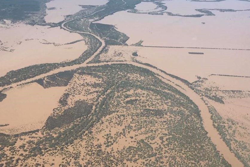 Flooding around Rockhampton