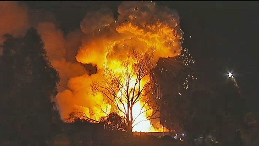 The fire set-off a series of explosions, raising fears of contamination in the area.