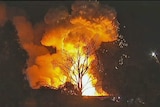 The fire set-off a series of explosions, raising fears of contamination in the area.