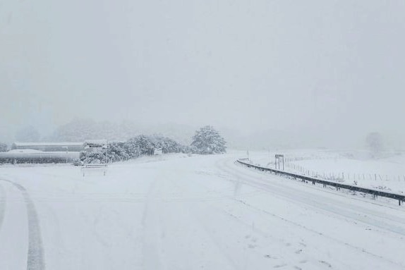 Snow at Vince's Saddle