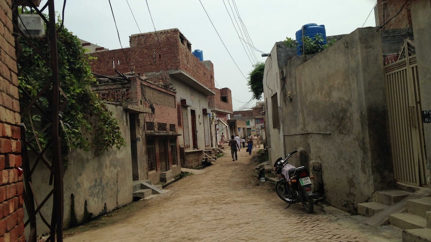 A view of Hussain Khanwala village in Kasur district of Punjab
