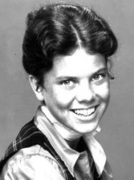 A portrait of Erin Moran as Joanie Cunningham from the television program Happy Days.