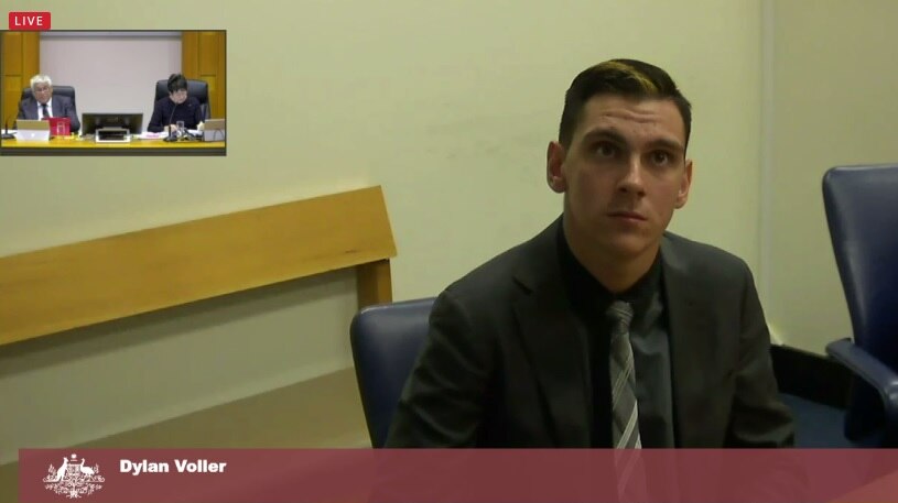 Dylan Voller reappears before the royal commission by video-link