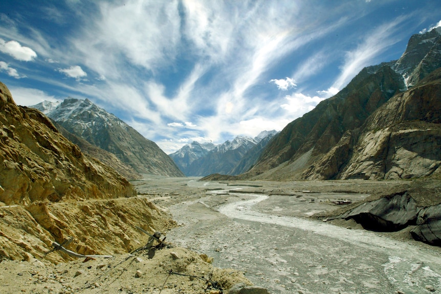 The Siachen Glacier, north of Indian state of Jammu and Kashmir.