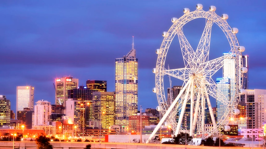 The Observation Wheel at Docklands in Melbourne.