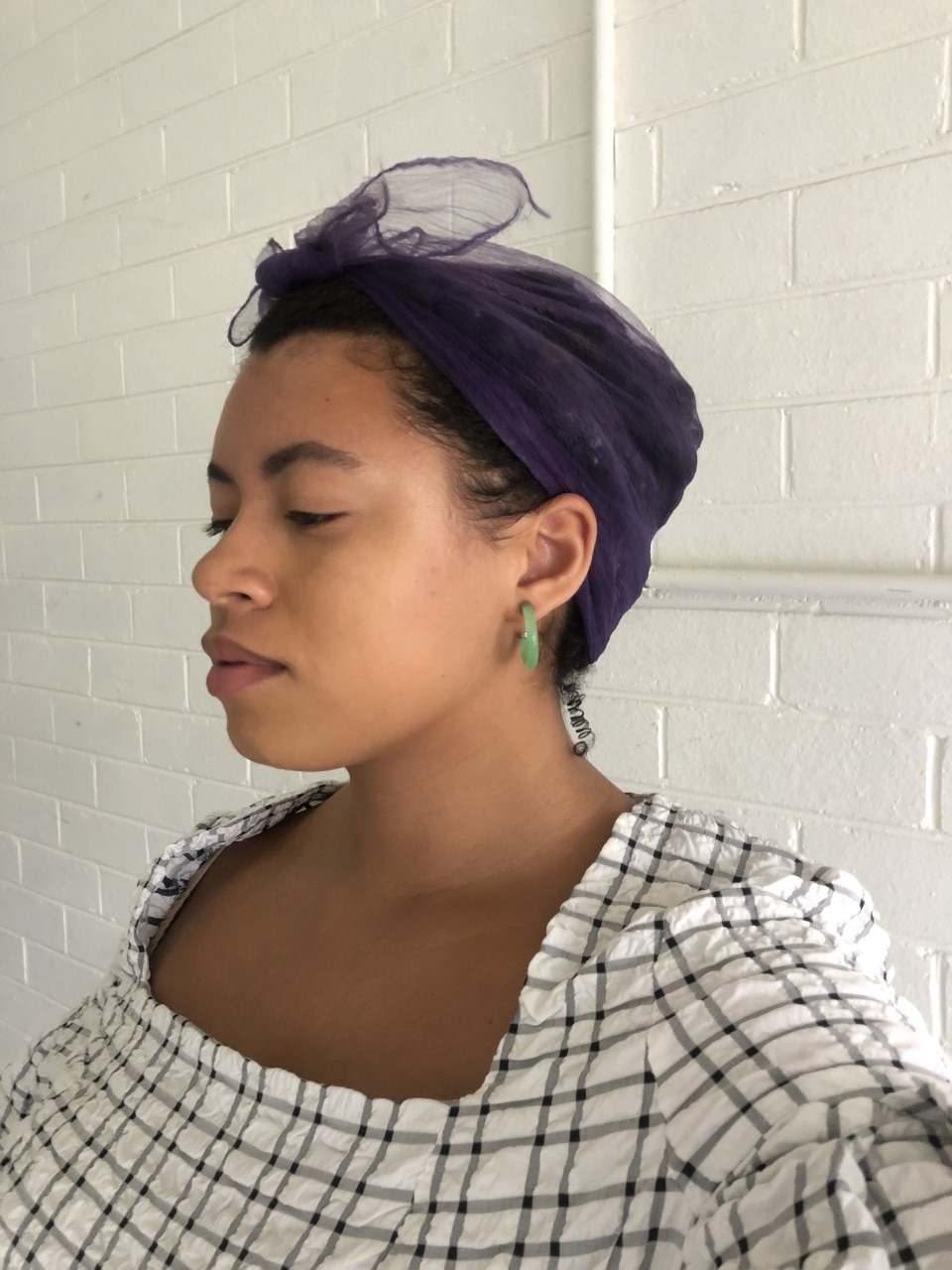 chiffon head wrap