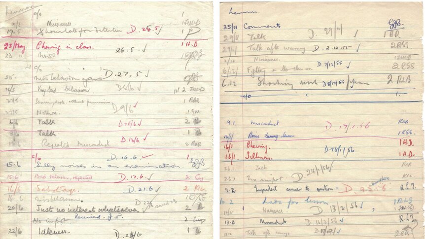 John Lennon's school detention records