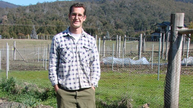 Rodney Dunn in the Agrarian Kitchen garden