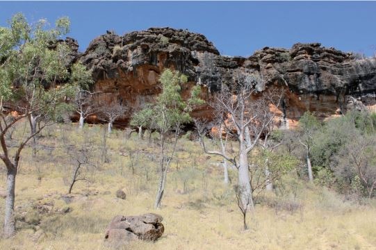 Carpenter's Gap rock shelter in the Kimberley region of Western Australia
