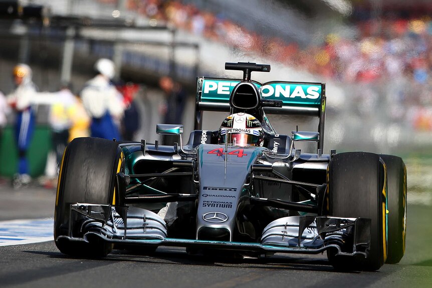 Lewis Hamilton during the Australian Grand Prix