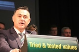 John Barilaro speaking at Nationals conference in Broken Hill