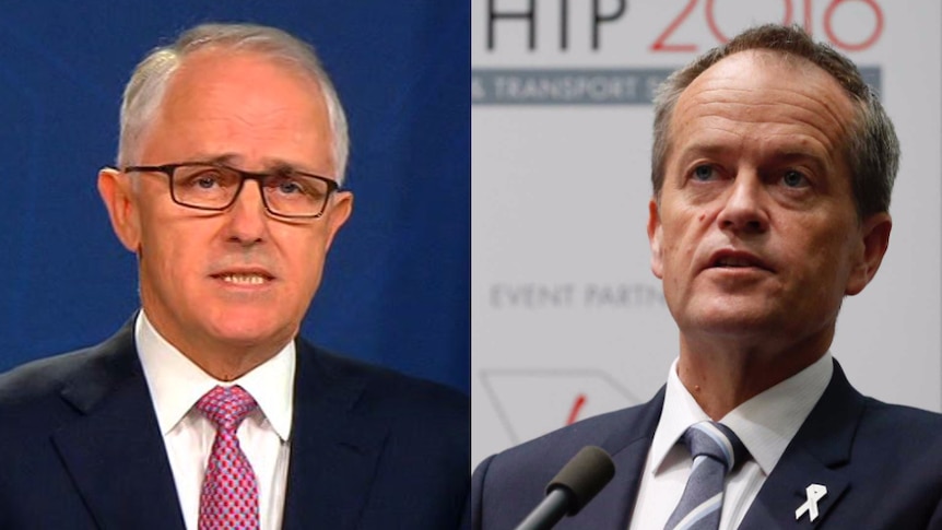 Malcolm Turnbull (left) and Bill Shorten