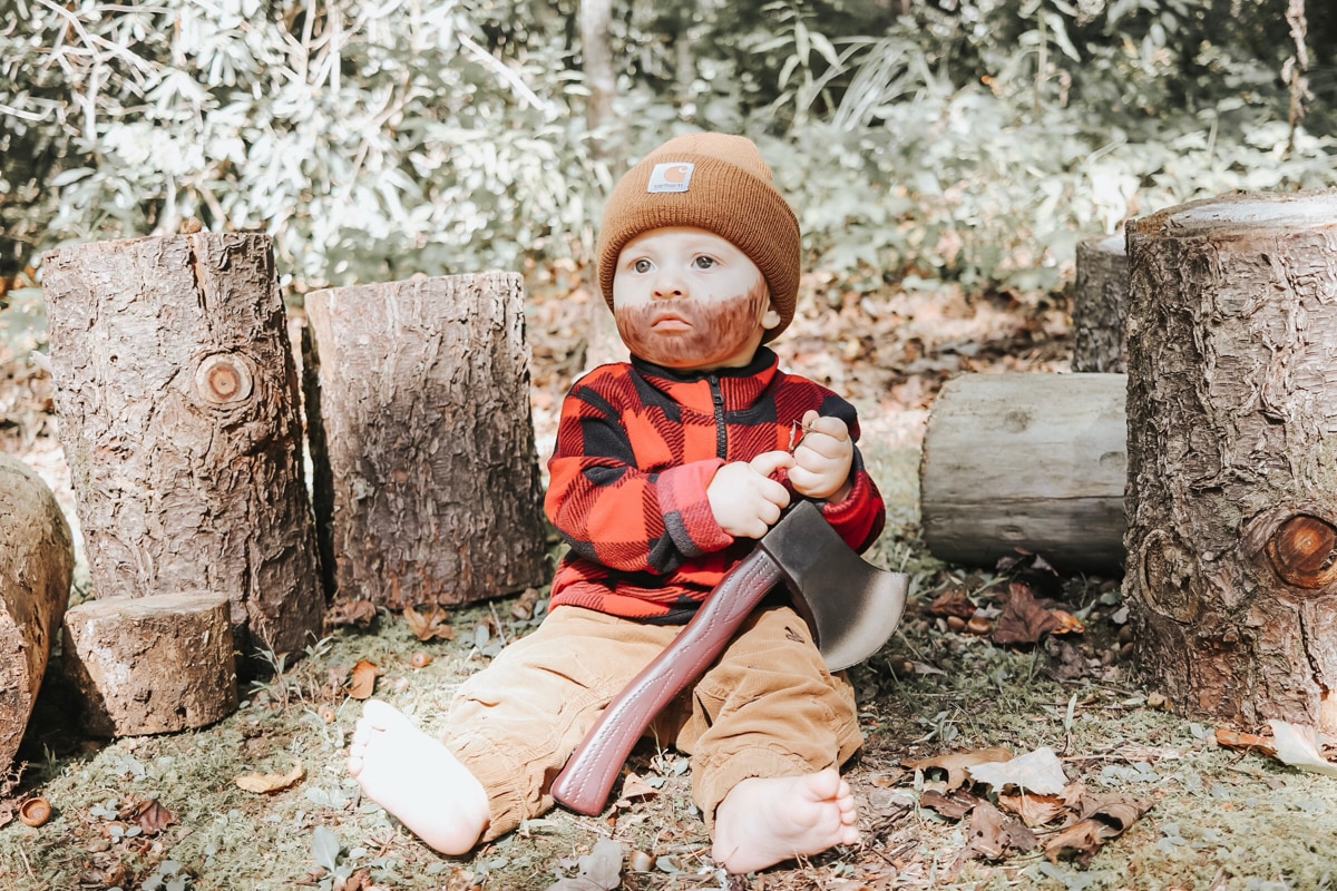 infant lumberjack costume
