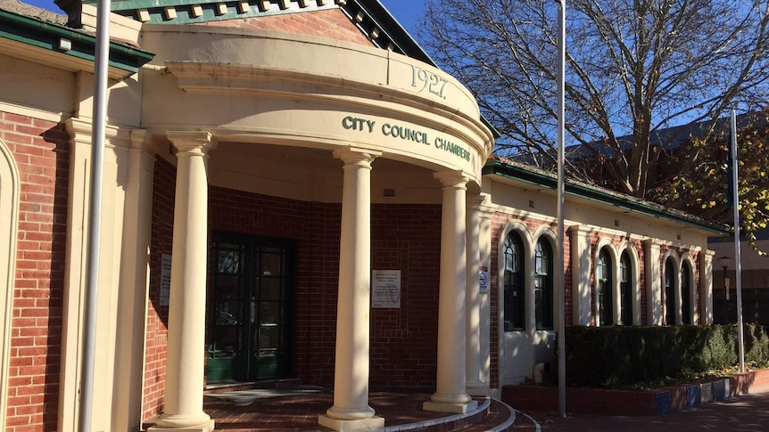 The outside of the Queanbeyan City Council in southern NSW