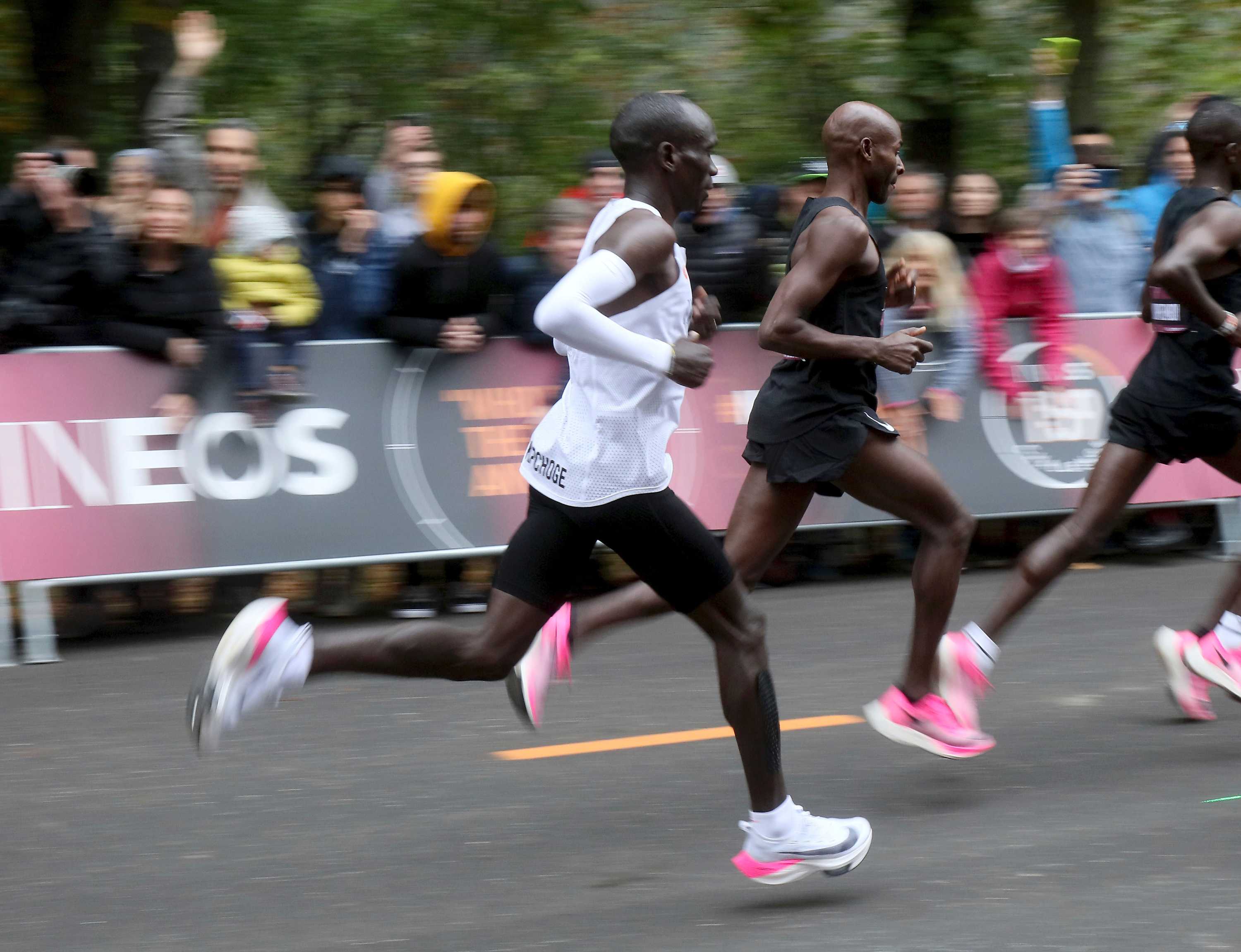 nike running shoes marathon record