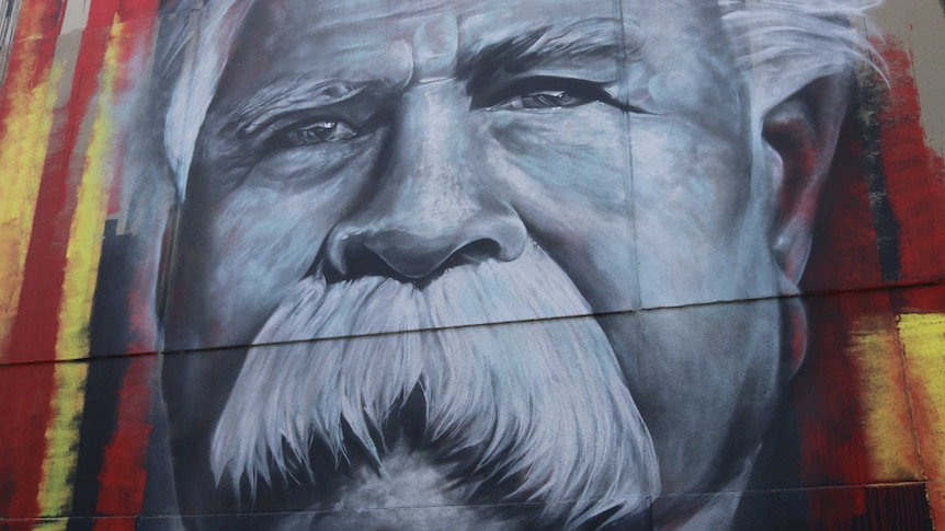 William Cooper street art mural in the northern Victorian city of Shepparton