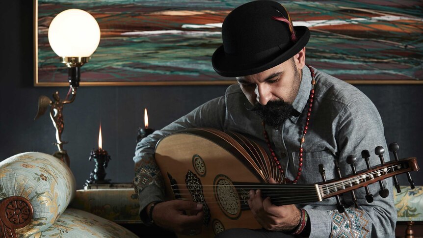 Joseph Tawadros and his favourite oud